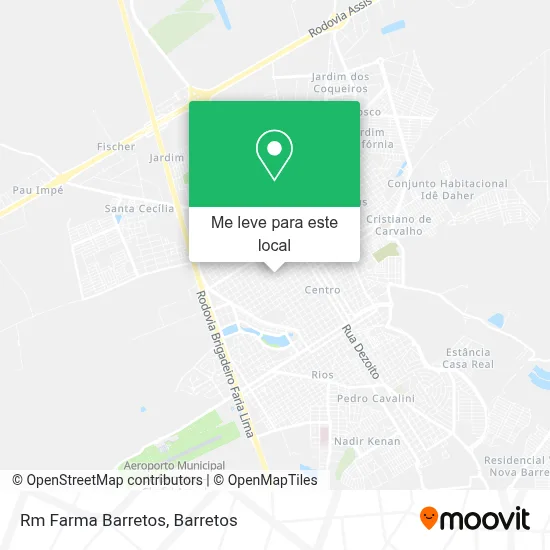 Rm Farma Barretos mapa