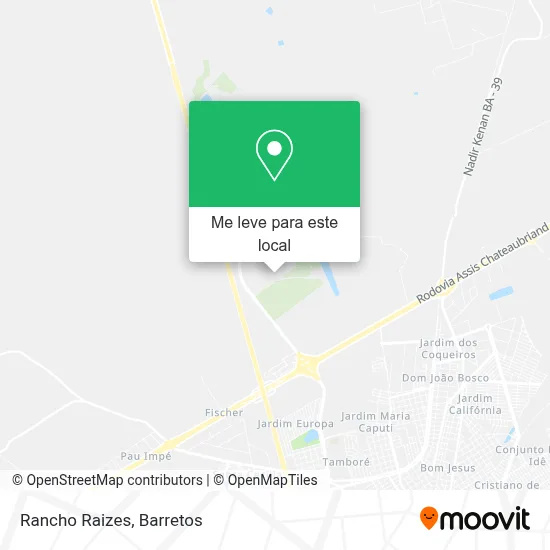 Rancho Raizes mapa