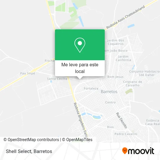 Shell Select mapa
