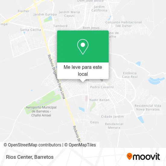 Rios Center mapa