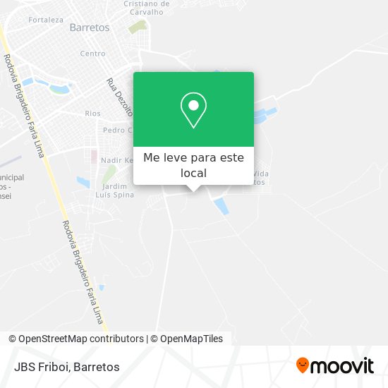 JBS Friboi mapa