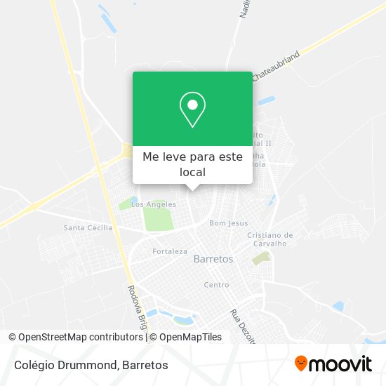 Colégio Drummond mapa