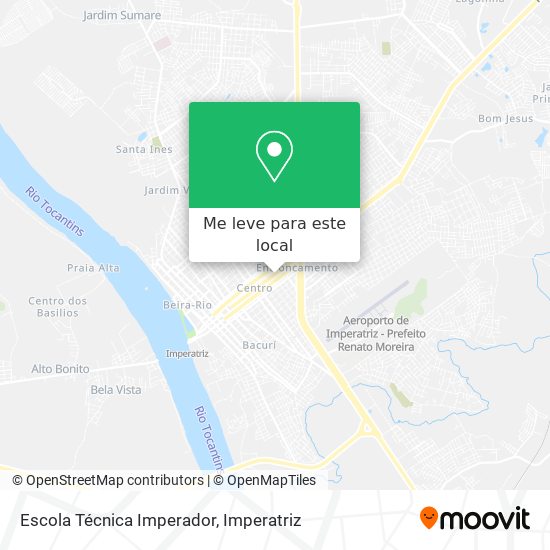 Escola Técnica Imperador mapa