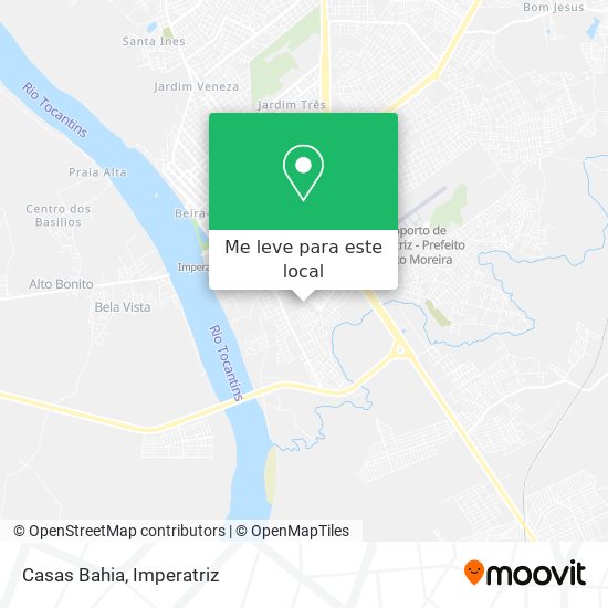 Casas Bahia mapa