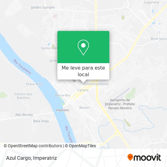 Azul Cargo mapa