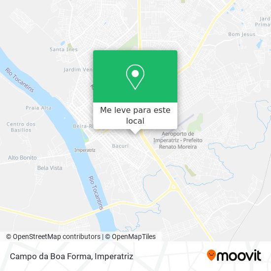 Campo da Boa Forma mapa