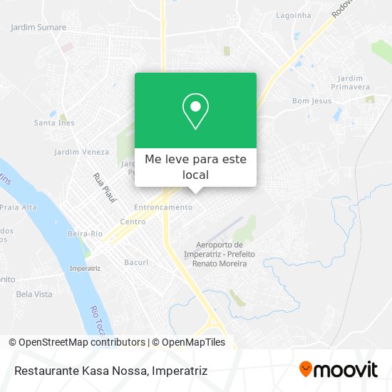 Restaurante Kasa Nossa mapa