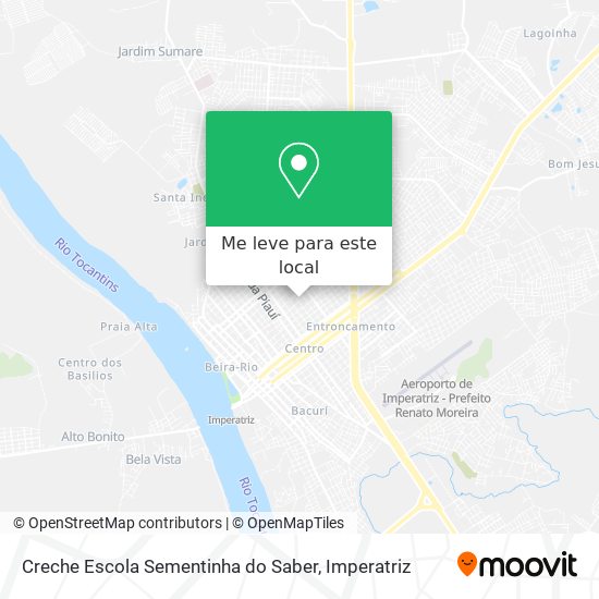 Creche Escola Sementinha do Saber mapa