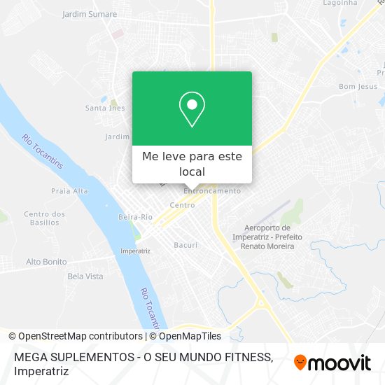 MEGA SUPLEMENTOS - O SEU MUNDO FITNESS mapa
