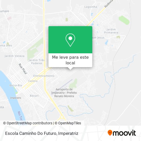 Escola Caminho Do Futuro mapa