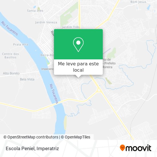 Escola Peniel mapa