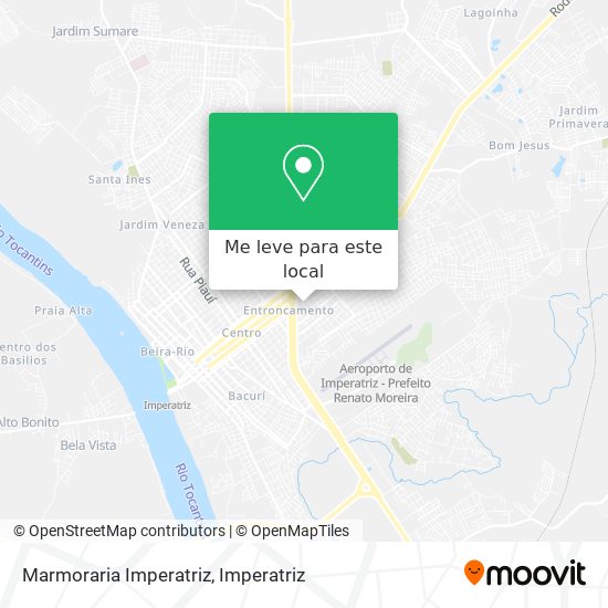 Marmoraria Imperatriz mapa