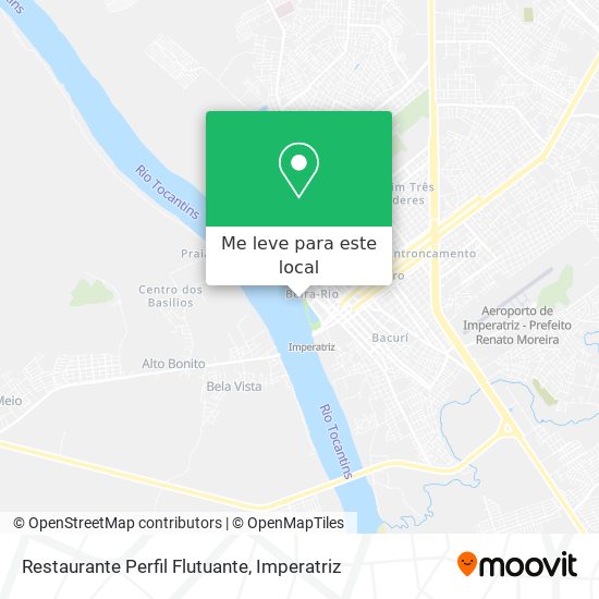 Restaurante Perfil Flutuante mapa