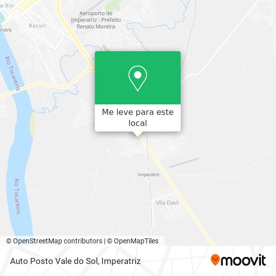 Auto Posto Vale do Sol mapa