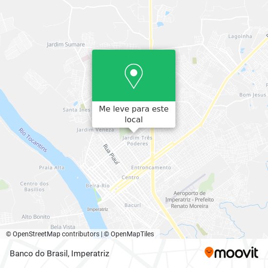 Banco do Brasil mapa