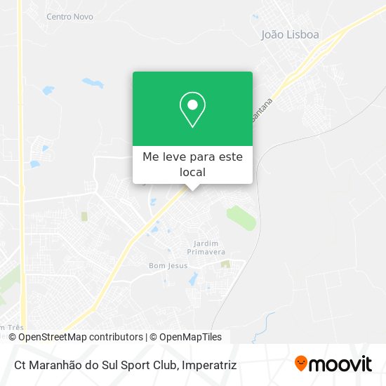 Ct Maranhão do Sul Sport Club mapa