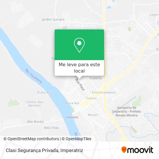 Clasi Segurança Privada mapa