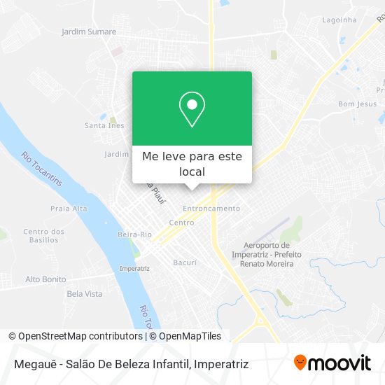 Megauê - Salão De Beleza Infantil mapa