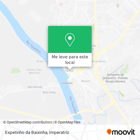 Espetinho da Baixinha mapa