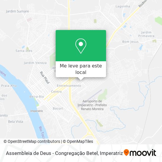 Assembleia de Deus - Congregação Betel mapa