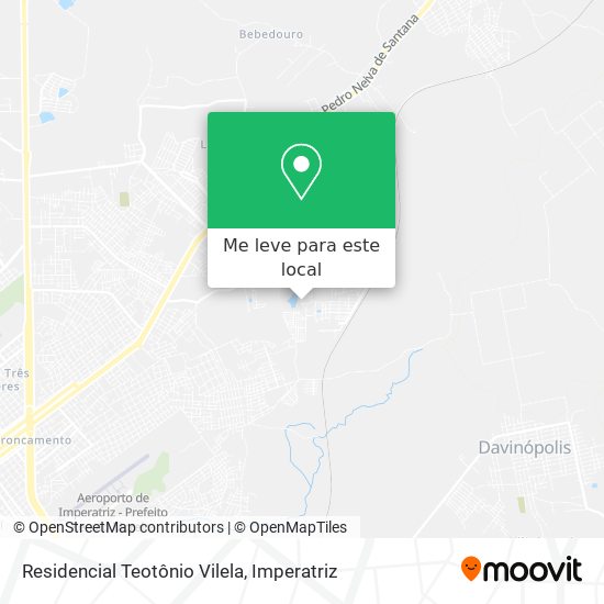 Residencial Teotônio Vilela mapa