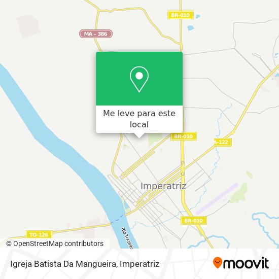 Igreja Batista Da Mangueira mapa