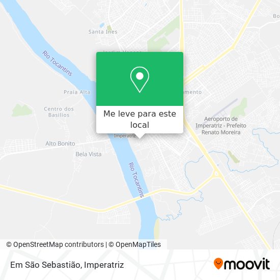 Em São Sebastião mapa
