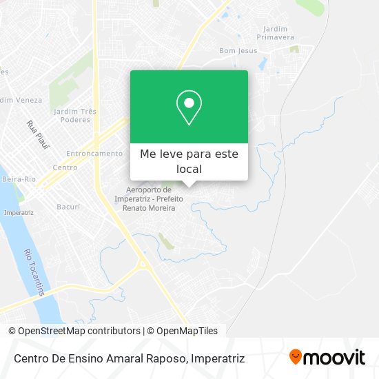 Centro De Ensino Amaral Raposo mapa