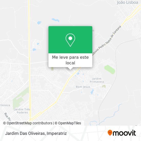 Jardim Das Oliveiras mapa