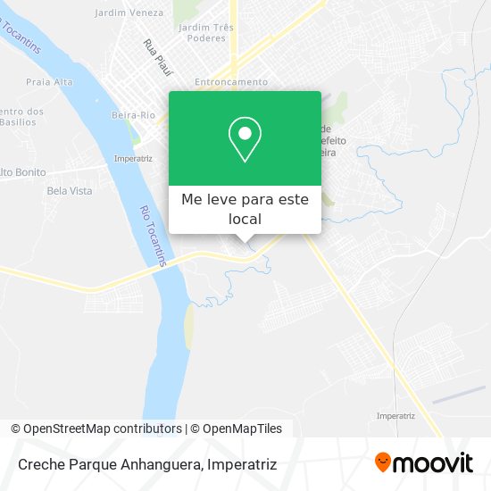 Creche Parque Anhanguera mapa