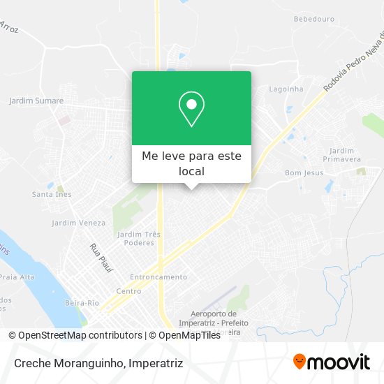 Creche Moranguinho mapa