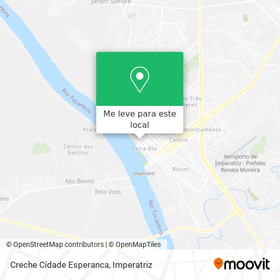 Creche Cidade Esperanca mapa