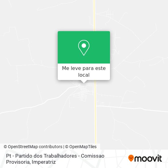 Pt - Partido dos Trabalhadores - Comissao Provisoria mapa