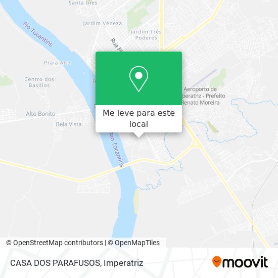CASA DOS PARAFUSOS mapa