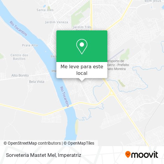 Sorveteria Mastet Mel mapa
