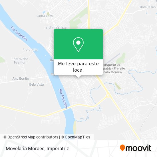 Movelaria Moraes mapa