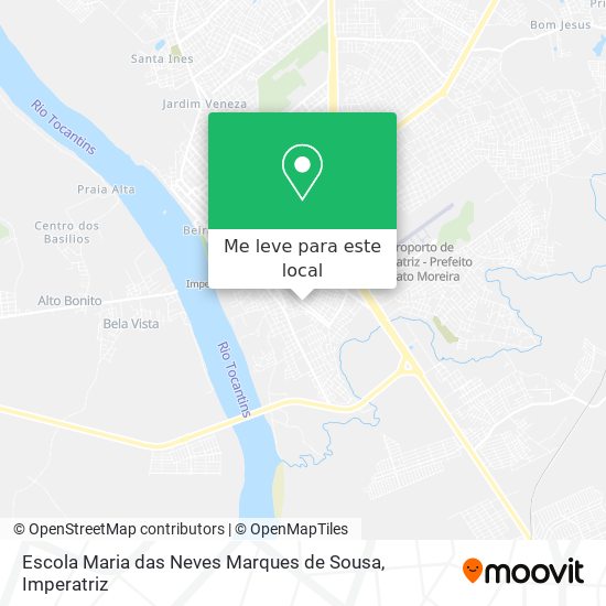 Escola Maria das Neves Marques de Sousa mapa