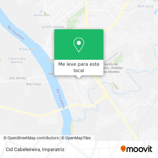 Cid Cabeleireira mapa
