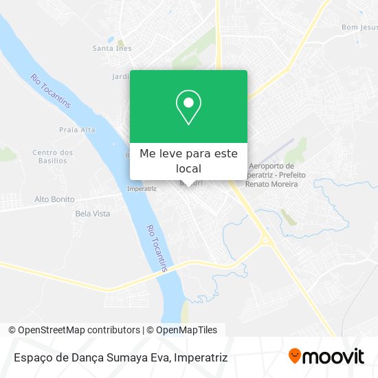 Espaço de Dança Sumaya Eva mapa