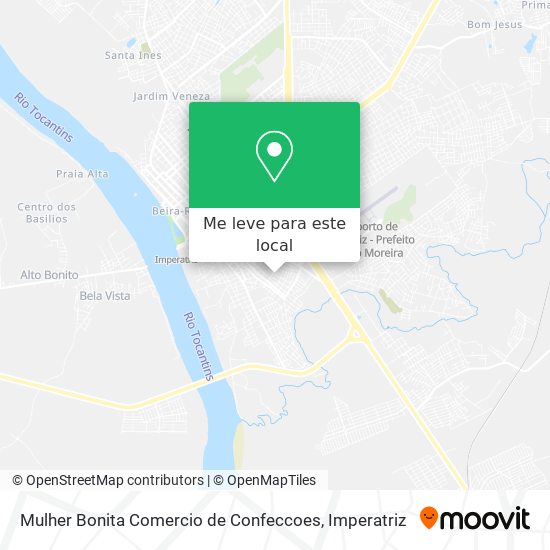 Mulher Bonita Comercio de Confeccoes mapa