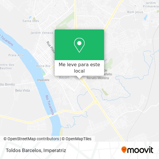 Toldos Barcelos mapa