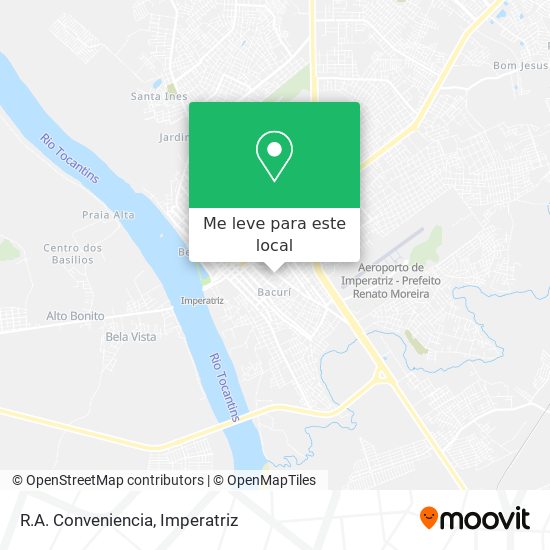 R.A. Conveniencia mapa