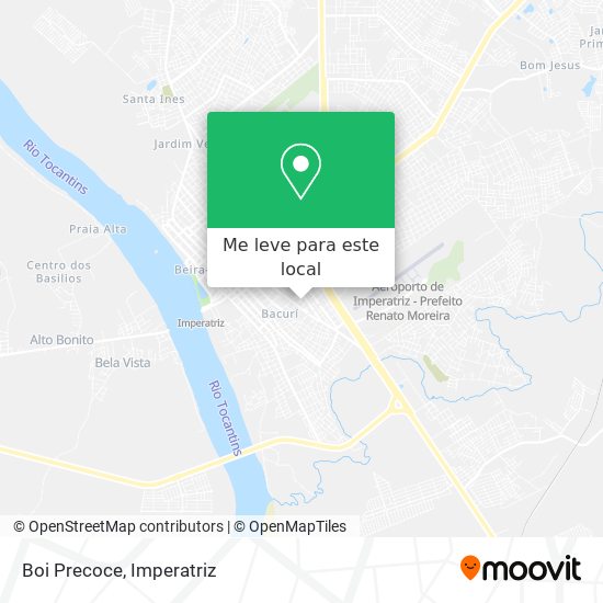 Boi Precoce mapa