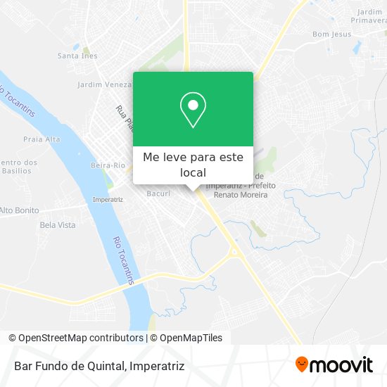 Bar Fundo de Quintal mapa