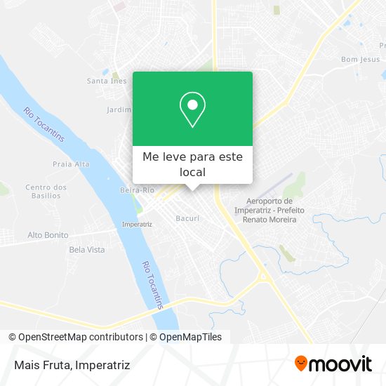 Mais Fruta mapa