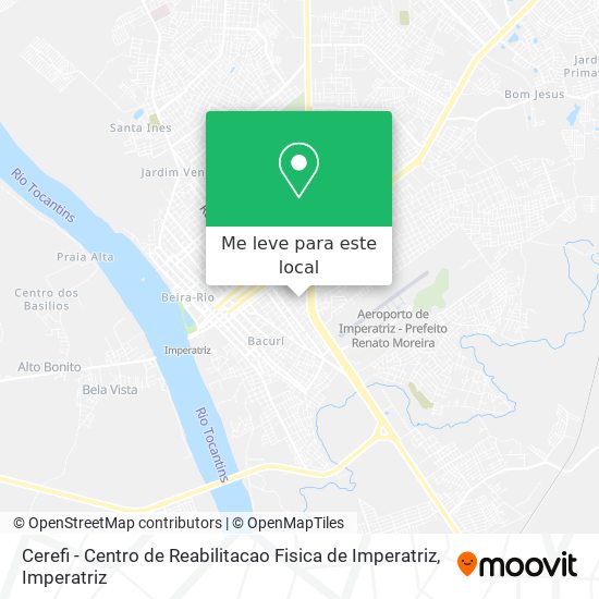 Cerefi - Centro de Reabilitacao Fisica de Imperatriz mapa