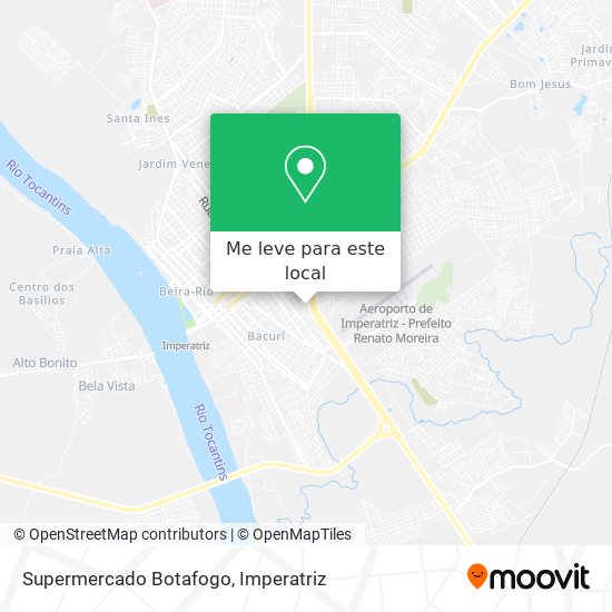 Supermercado Botafogo mapa
