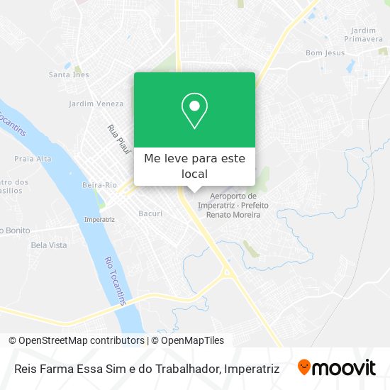 Reis Farma Essa Sim e do Trabalhador mapa