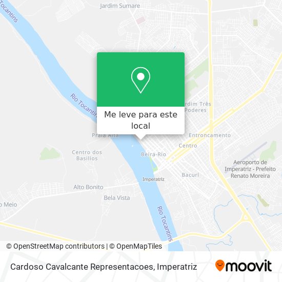 Cardoso Cavalcante Representacoes mapa