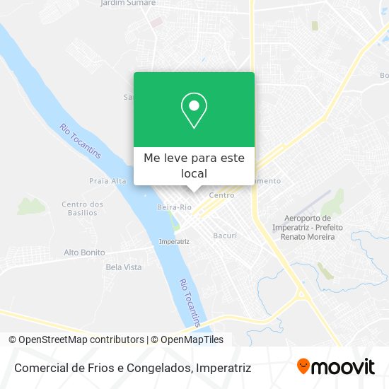 Comercial de Frios e Congelados mapa